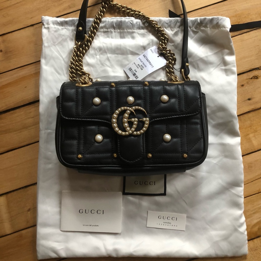 Gucci GG Marmont Pearl Matelasse Bag- Brand new with tag-